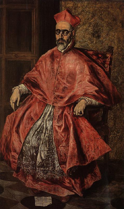 El Greco Portrait of a Cardinal oil painting picture